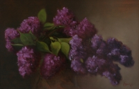 Lilac I, 15 X 18, oil on panel (2004)-SOLD