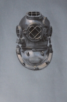 Mark V Diving Helmet (from Vets Art Coast Guard), mixed media (2012)